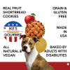 Ike'S Gourmet Apple Pie Dog Treat Cookies - Real Fruit Shortbread Cookies Vegan And All-Natural Grain And Gluten Free Made In Usa