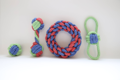 Eco-Friendly Dog Rope Toy 4 Set