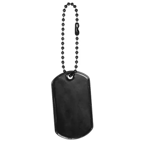 Gi Dog Tag 100 Pack - Black