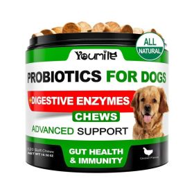 Youmile Hip & Joint Health Supplement For Dogs 120 Chews, Glucosamine Chondroitin MSM Dog Chews With Hyaluronic Acid, Liver Flavored Bone & Joint (Option: Probiotics For Dog)